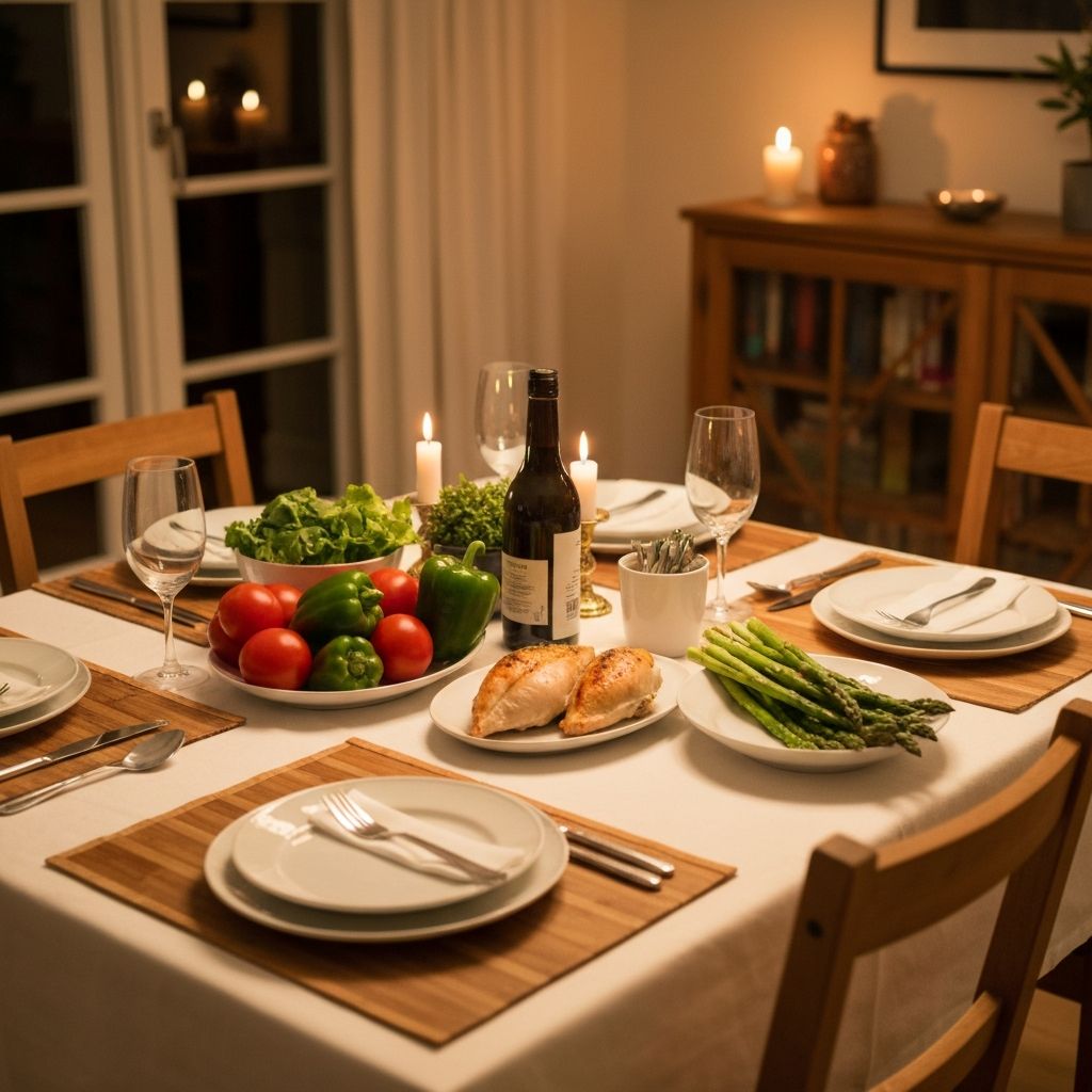 Abendessenszene